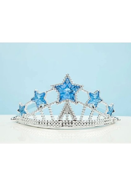 Plastik Kraliçe Prenses Tacı Çocuk Boy