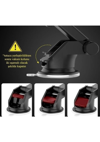 Elektronik Otomatik Klipsli Araba Telefon Tutucu Ayarlanabilir Cam ve Torpido Için Yüksek Kalite Tutucu, Vakumlu Uzayan Araç Içi Telefon Tutucu Ayarlanabilir Akrobat,tek Tuşla Açılır Kanatlar