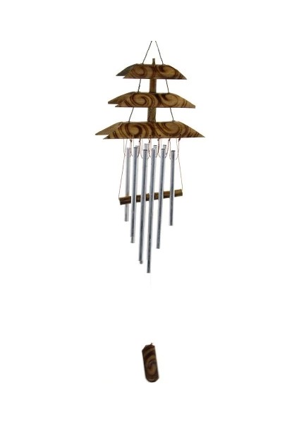 Bambu Metal Çanlı Rüzgar Çanı