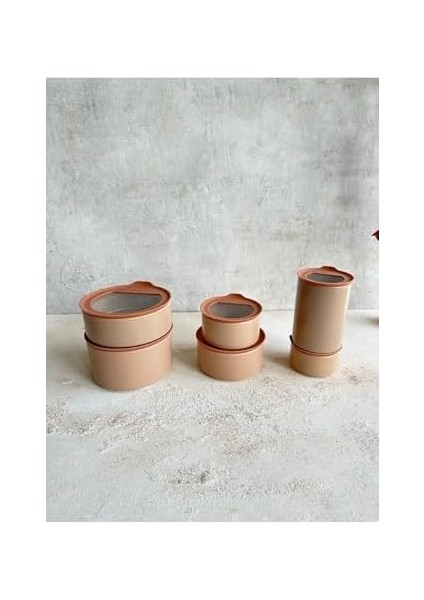 Fika One Seramik Saklama Kabı 600ML Pembe D-NEONE060-03