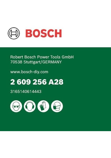 Professional Accessories Eksantirik Zımpara Kağıdı 6'lı Set, 125 mm 60/120/240 Kum 8 Delik