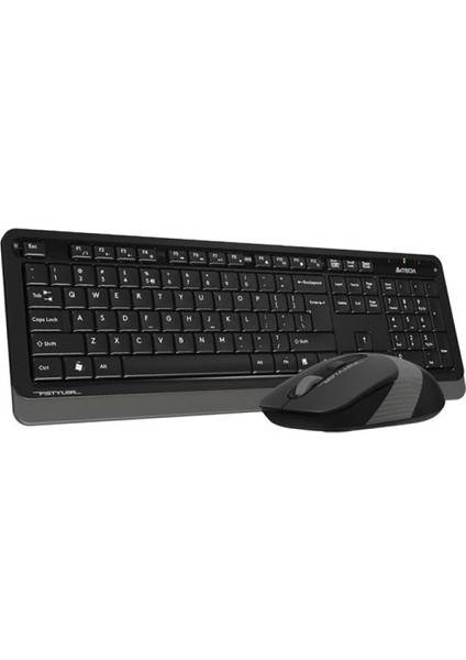 A4 Tech FG1010 Kablosuz Q Trk Optic Mouse Siyah/gri Multimedya Klavye - Mouse Set