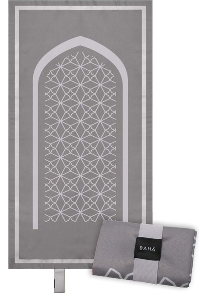 Taşınabilir Dua Matı, Seyahat Namaz Matı, Katlanabilir Dua Matı, Müslümanlar Için Mükemmel Bir Hediye (Kayrak Grisi)