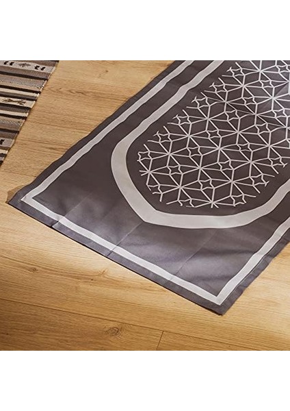 Taşınabilir Dua Matı, Seyahat Namaz Matı, Katlanabilir Dua Matı, Müslümanlar Için Mükemmel Bir Hediye (Kayrak Grisi)