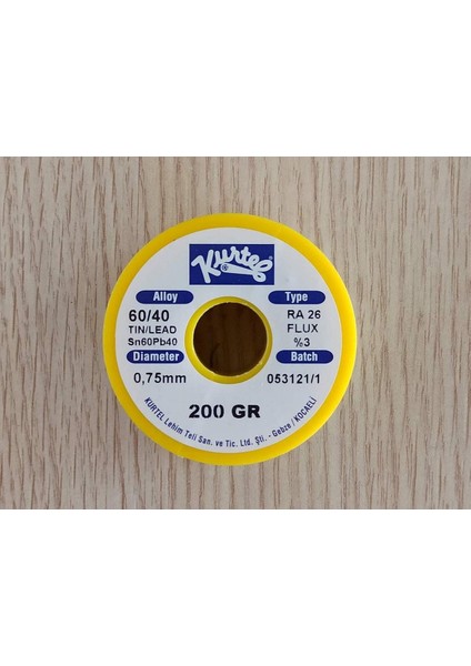0.75 mm 200 gr Lehim 60/40