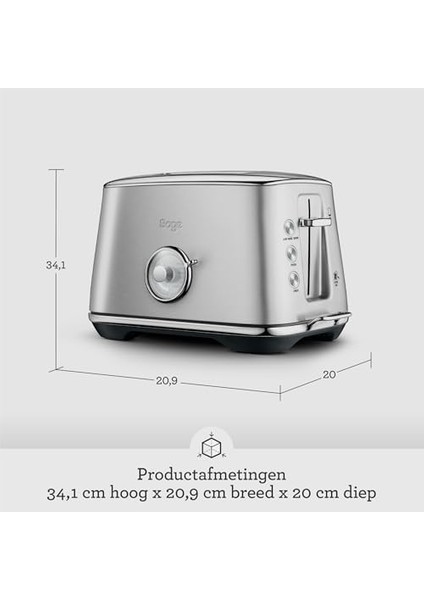 - The Toast Select Luxe - LED Geri Sayımlı 2 Yuvalı Tost Makinesi - Erik Mavisi