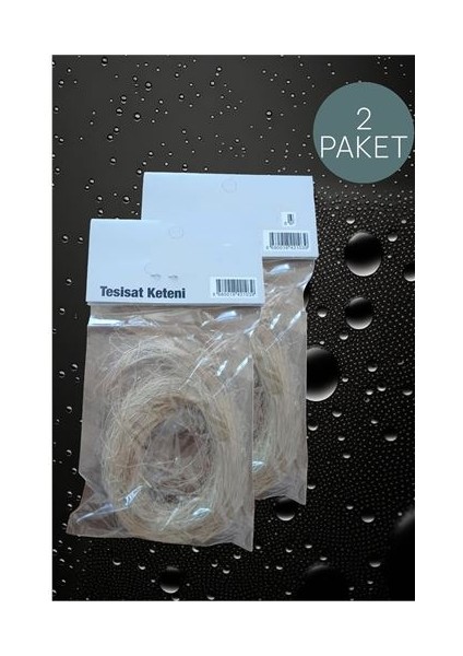 Tesisat Keteni Musluk Su Doğalgaz 2 Paket
