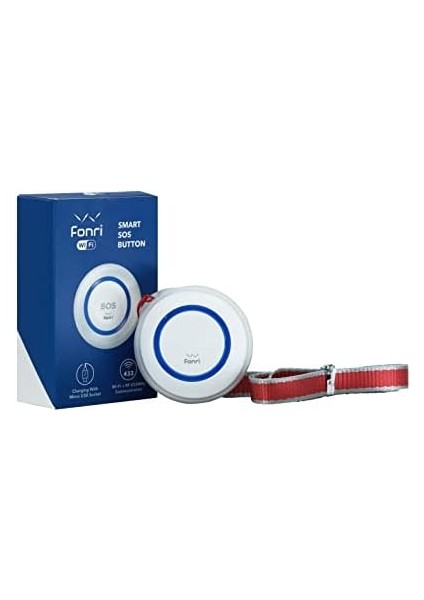 Akıllı Kablosuz Sos Butonu Google Asistan Destekli, Wifi, Çoklu Bildirim, Pil Seviyesi, 2 Yıl Garantili, Tuya Destekli