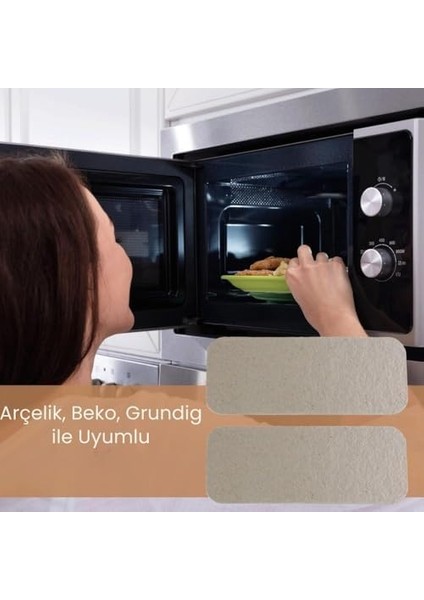 Fırın Yansıtıcı Plaka 2'li, Arçelik, Beko, Grundig ile Uyumlu