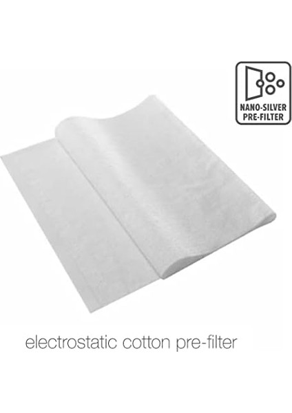 Fresh Air Filter 10 Adet Xiaomi Smart Purifier 4 Filtre Ile Uyumlu Gümüş Iyonlu Elektrostatik Toz Tutucu Ön Filtre