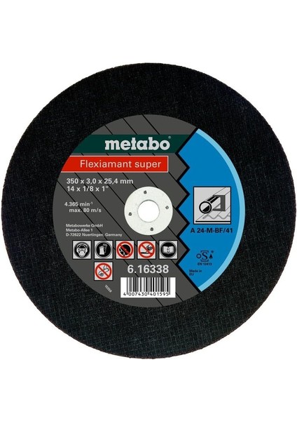616338000 Flexiamant Super 350X3,0X25,4 Çelik