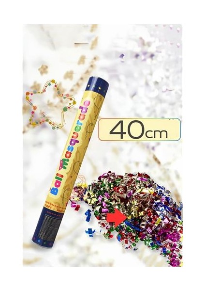 Karnaval Konfeti 40 cm 7 mt