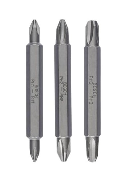 Professional Accessories Vidalama Ucu, Gri, 3 Adet