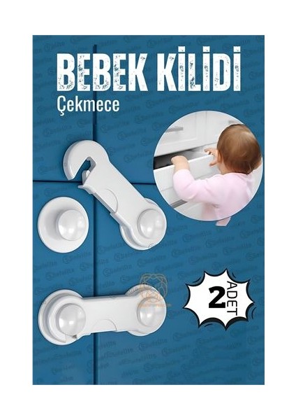 Bebek Kilidi Bebek Çekmece Kilidi 2 Adet