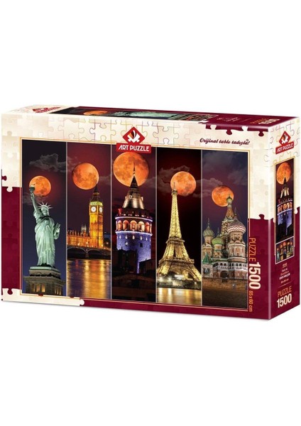 4548 Art Puzzle Kanlı Ay 1500 Parça Puzzle / +15 Yaş