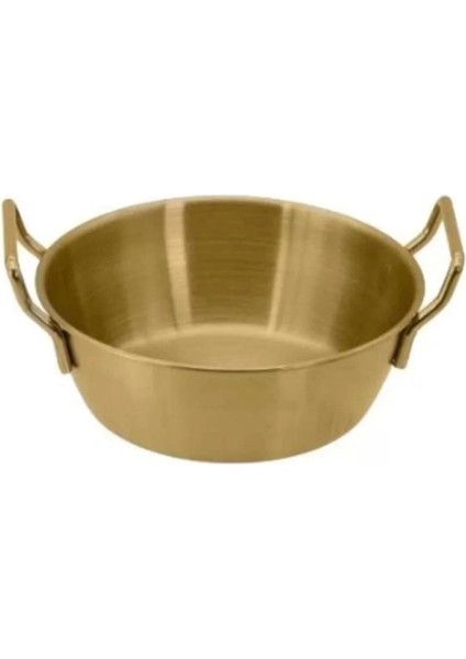 Çelik Gold Sahan Tava - 15 cm Yumurta Tavası, Sos Tavası, Şık ve Kullanışlı Mutfak Tavası, Çok Amaçlı Pişirme Tavası