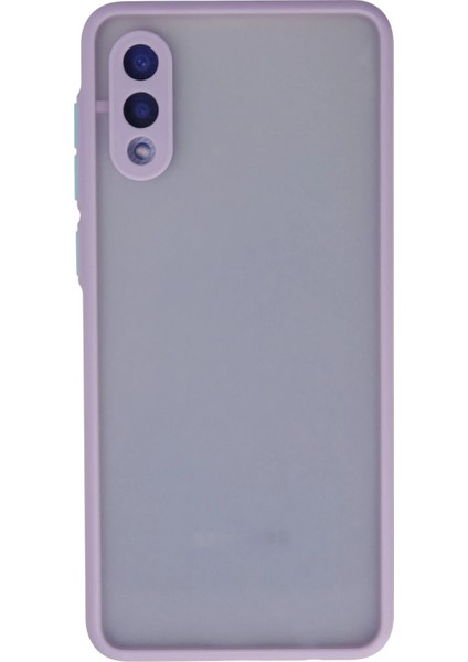 Samsung Galaxy A02 Kılıf Montreal Silikon Kapak - Mor Zrnet