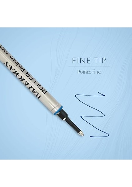 Roller Kalem Refill, Tekli Blister, Fine (F) Uç, Mavi - 1964018 fiyatları