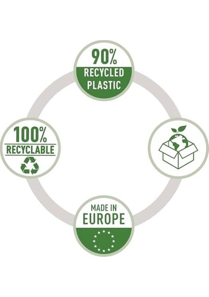 Recycle Sunum Dosyası A4 Pp 40 Siyah