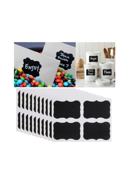 Life 25 Adet Kavanoz Baharat Kalemli Sticker Etiketi MIT1102