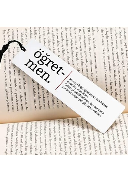 Kelime Anlamlı Kitap Ayracı