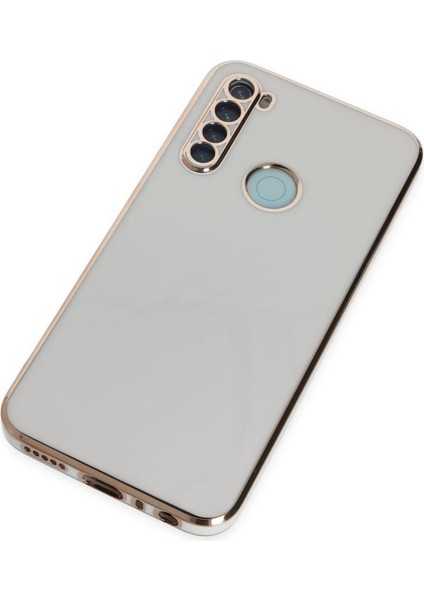 Xiaomi Redmi Note 8 Kılıf Volet Silikon - Beyaz Zrnet