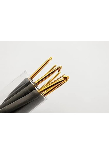 T15-400E Mind Yumuşak Saplı Yün Tığ, Kahverengi, 2.5 mm x 14 cm