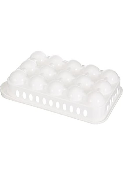 Home MTF.04275.00 15 Bölmeli Plastik Kapaklı Yumurta Saklama Kutusu Düzenleyici Yumurta Saklama Kabı, Standart, Medium