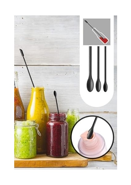 VLT1170 Drongo 9'lu Spatula Set Siyah