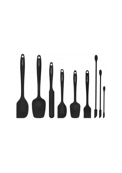 VLT1170 Drongo 9'lu Spatula Set Siyah