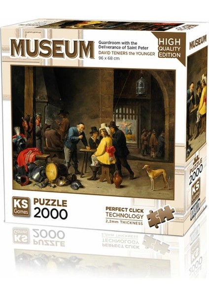 22518 Guardroom With The Deliverance Of Saint Peter 2000 Parça Puzzle