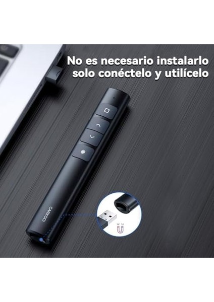Sunum Kumandası Laser Pointer Kablosuz Lazer Sunum Kalemi Tak Çalıştır Y60