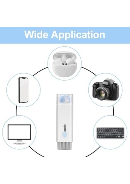 7'si 1 Arada Elektronik Temizleme Kiti, Klavye Temizleyici, Dizüstü Bilgisayar Temizleme Kiti Monitör, Cep Telefonu, Bluetooth, Kulaklık, Lego, Airpods, Dizüstü Bilgisayar Kamera Lensi Için