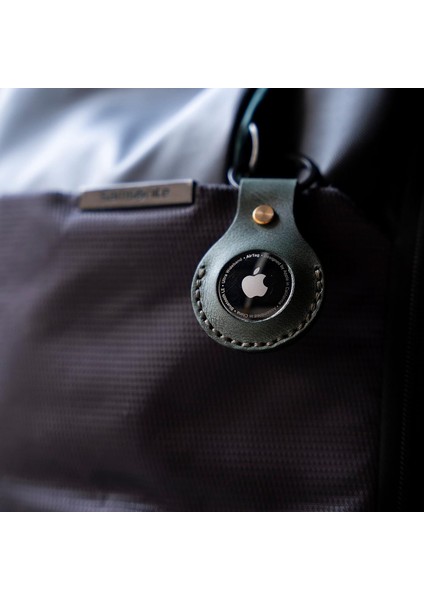 x Design Apple Airtag Anahtarlık Kılıf, Airtag Kılıf, Gerçek Deri Airtag Kılıfı, Airtag Deri Anahtarlık, S Takip Cihazı, Kaliteli Airtag Kılıf, Orijinal Deri Airtag Kılıf (Okyanus Yeşili)