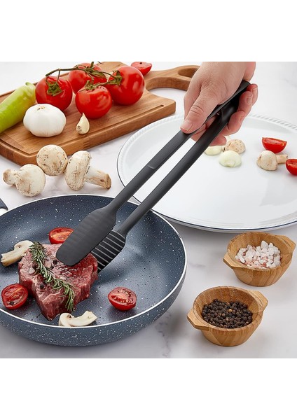 Izgara Maşası- Barbekü Maşası Yanmaz Yapışmaz Maşa