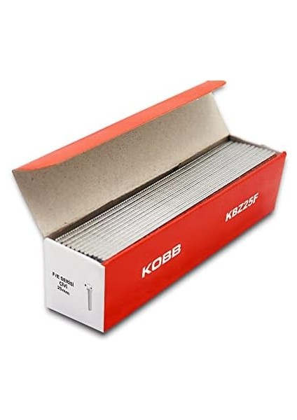 KBZ25F 25MM 2500 Adet F/e/j/8 Serisi Ağır Hizmet Tipi Kesik Başlı Çivi, Gri