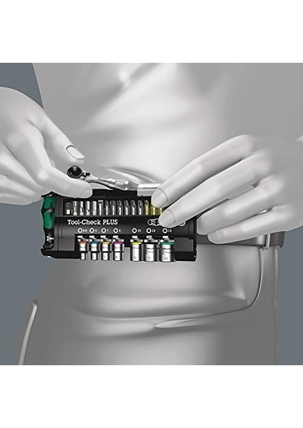 05056491001 Uç Seti, Tool-Check Plus Imperial, Inç, 39 Parça
