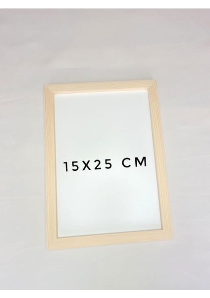 Resim Çercevesi, Masif Çerçeve,doğal Ahsap Rengi ile Fotograf, Resim Kolajları, Duvar Galerisi Dekoru Cercevesi (15X25)