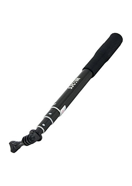 Aksiyon Kameraları 1/4 Vida Uyumlu Kademeli Monopod Selfie Çubuğu Siyah