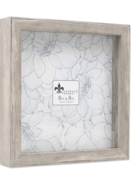 Frames Gölge Kutusu Çerçevesi, 8x8, Doğal Gri