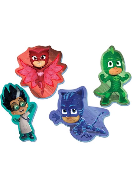 Ks Baby Puzzle Pijamaskeliler My First Puzzle 4 In 1 Çerçevesiz