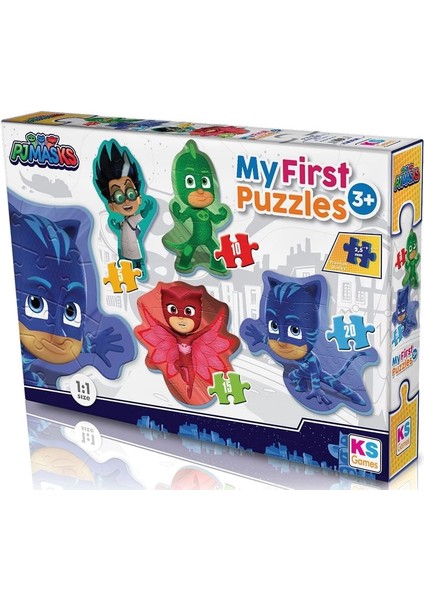 Ks Baby Puzzle Pijamaskeliler My First Puzzle 4 In 1 Çerçevesiz