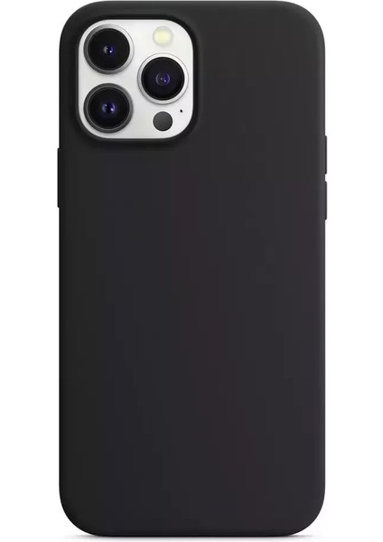 I Phone 14 Pro Kadife Iç Dokulu Silikon Kılıf