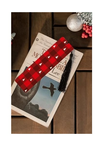 Yeni Yıl Konsept Tasarımlı Kitap Ayracı