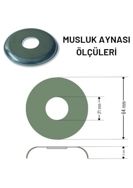 Aynası Rozeti (5 Adet)