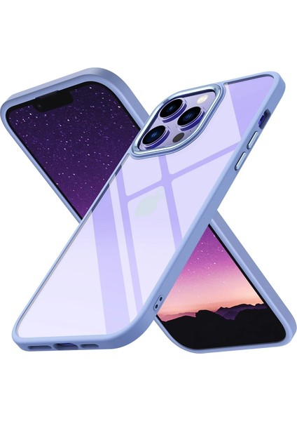 Apple iPhone 14 Pro Max Kılıf Power Silikon - Lila Zrnet