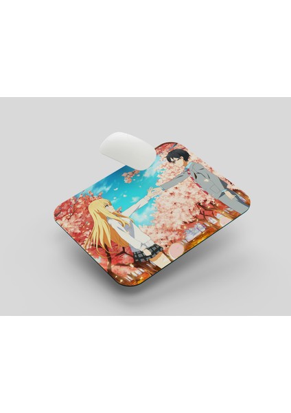 Your Lie In April Arima x Miyazono 22X18 Mousepad - Anime Mousepad