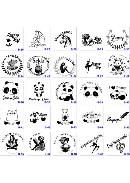 Kişiye Özel Isimli 99 Parça Romantik Puzzle Konservesi B Serisi modelleri