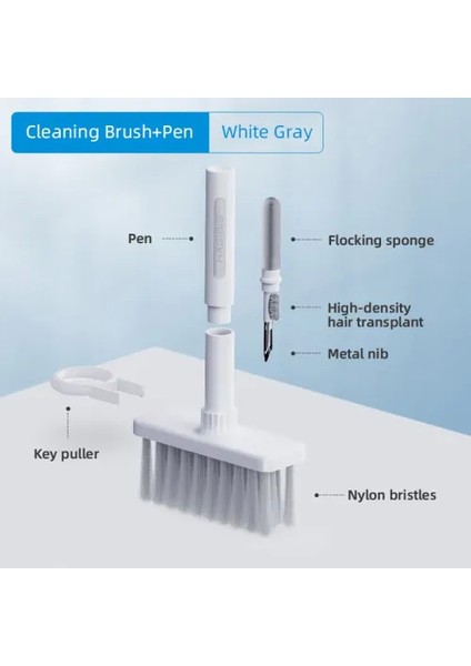 Klavye ve Kulaklık Temizleyici Kit 5 In 1
