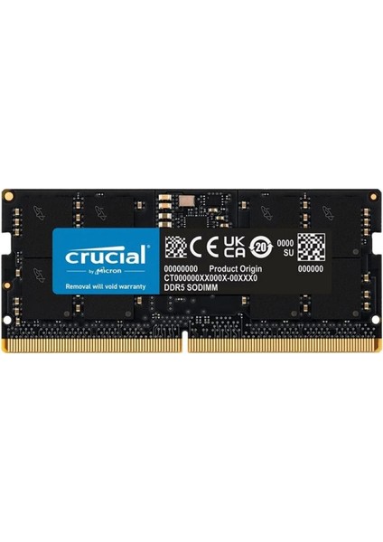 Cruacıal 16GB Ddr5 5200MHZ Notebook Ram Value CT16G52C42S5